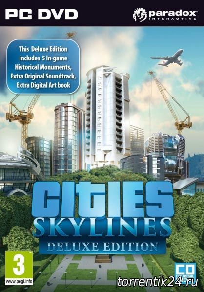 Cities: Skylines - Deluxe Edition [v 1.9.1-f3 + DLC's] (2015) [PC] [Русский] RePack от xatab